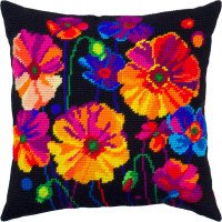 Pillow for embroidery half-cross Charіvnytsya V-332 Colors of the night