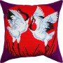 Pillow for embroidery half-cross Charіvnytsya V-337 Cranes