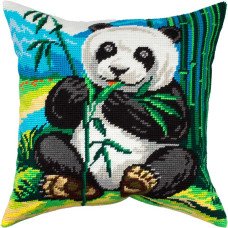 Pillow for embroidery half-cross Charіvnytsya V-339 Panda