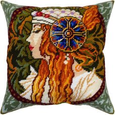 Pillow for embroidery half-cross Charіvnytsya V-349 Blonde A.Muha
