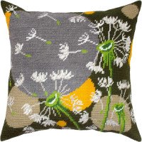 Pillow for embroidery half-cross Charіvnytsya V-351 Breeze and dandelions