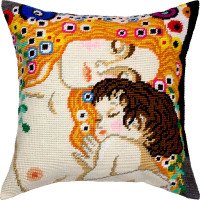 Pillow for embroidery half-cross Charіvnytsya V-386 Three Ages of a Woman G. Klimt