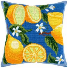 Pillow for embroidery half-cross Charіvnytsya V-39 lemons