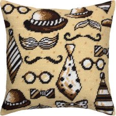 Pillow for embroidery half-cross Charіvnytsya V-402 Ties and mustaches