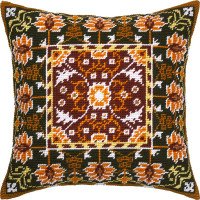 Подушка для вышивки полукрестом Чарівниця V-408 Маленькие цветы В. Моррис