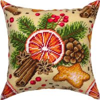 Pillow for embroidery half-cross Charіvnytsya V-419 Mulled wine