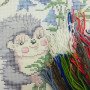 Pillow for embroidery half-cross Charіvnytsya V-42 Hedgehog with bells
