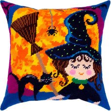 Pillow for embroidery half-cross Charіvnytsya V-447 Halloween