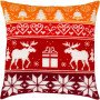Pillow for embroidery half-cross Charіvnytsya V-507 Scandinavian Christmas