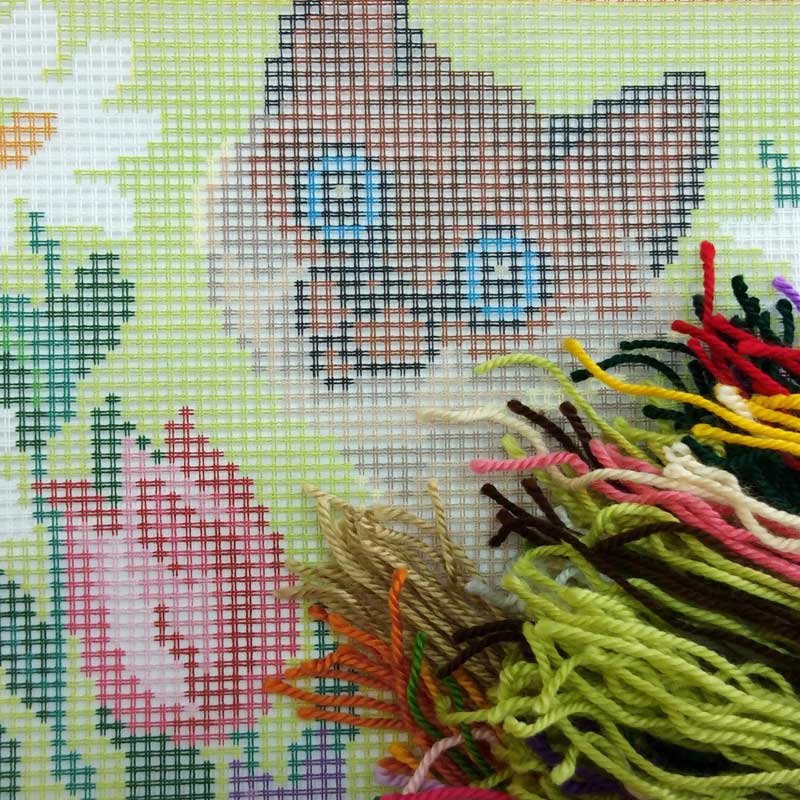 Pillow for embroidery half-cross Charіvnytsya V-52 Siamese cat