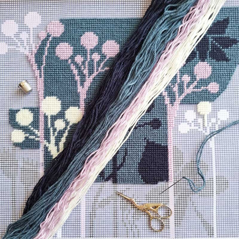 Pillow for embroidery half-cross Charіvnytsya V-523 Evening silence