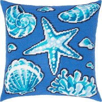 Pillow for embroidery half-cross Charіvnytsya V-525 Treasures of the Sea