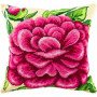 Pillow for embroidery half-cross Charіvnytsya V-56 Peony