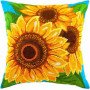 Pillow for embroidery half-cross Charіvnytsya V-58 Sunflowers