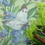 Pillow for embroidery half-cross Charіvnytsya V-67 Cabbage to me-nots