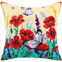 Pillow for embroidery half-cross Charіvnytsya V-69 Cabbage on Macs