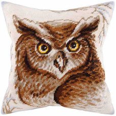Pillow for embroidery half-cross Charіvnytsya V-74 Owl