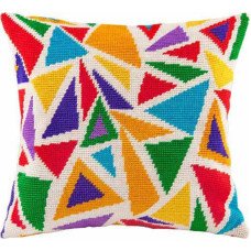 Pillow for embroidery half-cross Charіvnytsya V-87 Rainbow stained-glass windows