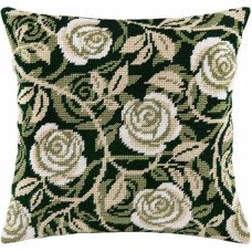 Pillow for embroidery half-cross Charіvnytsya V-89 rose Curls
