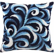 Pillow for embroidery half-cross Charіvnytsya V-92 Waves