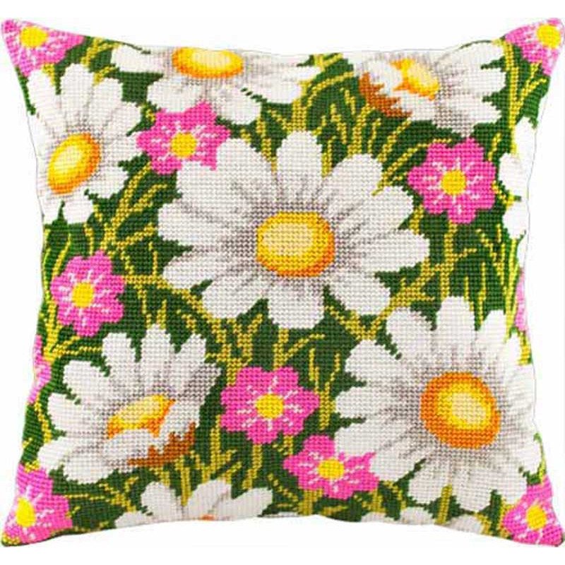Pillow for embroidery half-cross Charіvnytsya V-97 Daisies