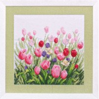 Cross stitch kit Momentos Magicos M-112 Valley of tulips