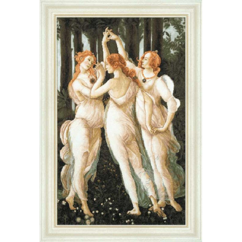 Cross stitch kit Momentos Magicos M-122 Based on the motives of S. Botticelli Spring