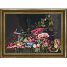 Cross stitch kit Momentos Magicos M-123 Still life with a lobster