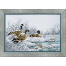 Cross stitch kit Momentos Magicos M-164 Geese in winter