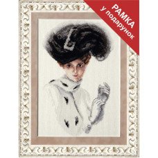 Cross stitch kit Momentos Magicos M-166 A lady in a turtleneck