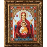 Набір для вишивання хрестиком Чарівна Мить М-183 Ікона Божої Матері Знамення