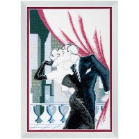 Cross stitch kit Momentos Magicos M-198 A kiss in the big city