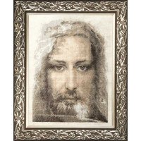 Cross stitch kit Momentos Magicos M-202 The holy relic of Christians, the Shroud of Turin, is the true image of our Lord Jesus Christ