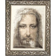 Cross stitch kit Momentos Magicos M-202 The holy relic of Christians, the Shroud of Turin, is the true image of our Lord Jesus Christ