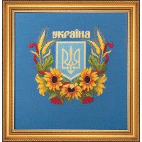 Cross stitch kit Momentos Magicos M-210 State coat of arms of Ukraine