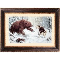 Cross stitch kit Momentos Magicos M-23 The owner of the forest