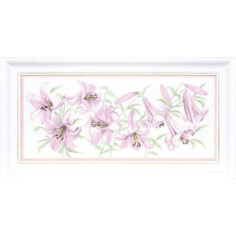 Cross stitch kit Momentos Magicos M-231 Lilac lilies