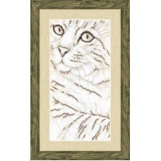 Набір для вишивання хрестиком Чарівна Мить М-246 Портрет кота
