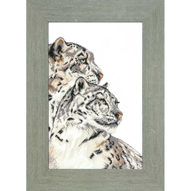 Cross stitch kit Momentos Magicos M-248 Two leopards