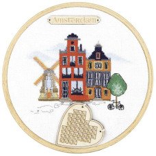 Набір для вишивання хрестиком Чарівна Мить М-305 Амстердам