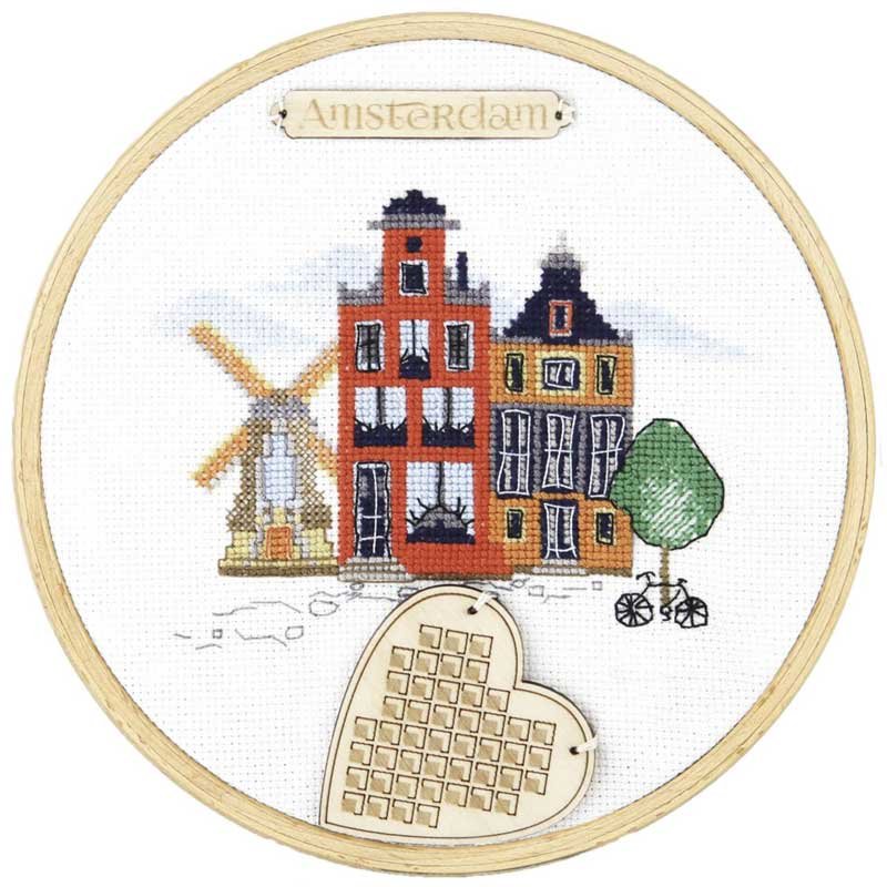 Набір для вишивання хрестиком Чарівна Мить М-305 Амстердам