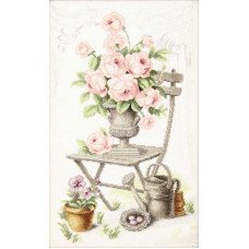 Cross stitch kit Momentos Magicos M-355 Summer still life with roses