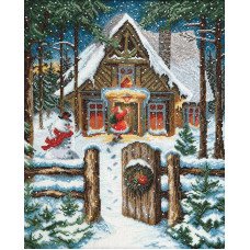 Cross stitch kit Momentos Magicos M-368 On the eve of the holiday