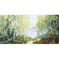 Cross stitch kit Momentos Magicos M-398 Morning in the spring forest