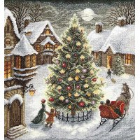 Cross stitch kit Momentos Magicos M-401 Christmas tree of wishes