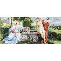 Cross stitch kit Momentos Magicos M-407 Heavenly love and earthly love