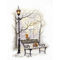 Cross stitch kit Momentos Magicos M-420 In the winter park