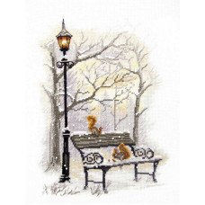 Cross stitch kit Momentos Magicos M-420 In the winter park