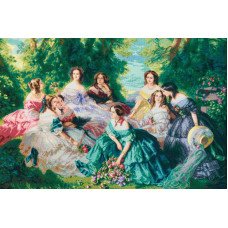 Cross stitch kit Momentos Magicos M-432 Empress Eugenia surrounded by maids of honor