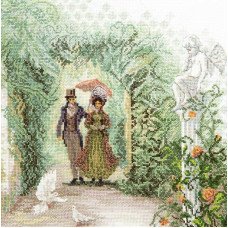 Cross stitch kit Momentos Magicos M-498 Meeting in the park